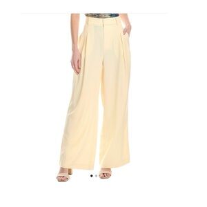 NWT Ronny Kobo Ronny Slouchy Yellow Wide-leg Pants